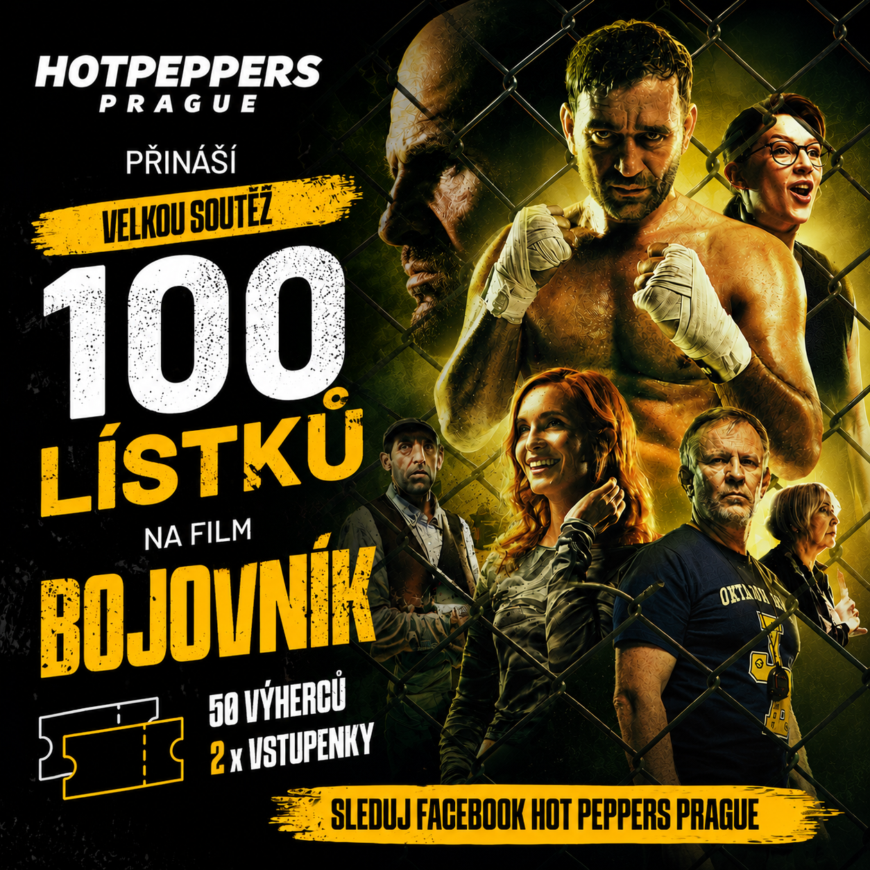 Soutěž o vstupenky na film Bojovník 1. kolo